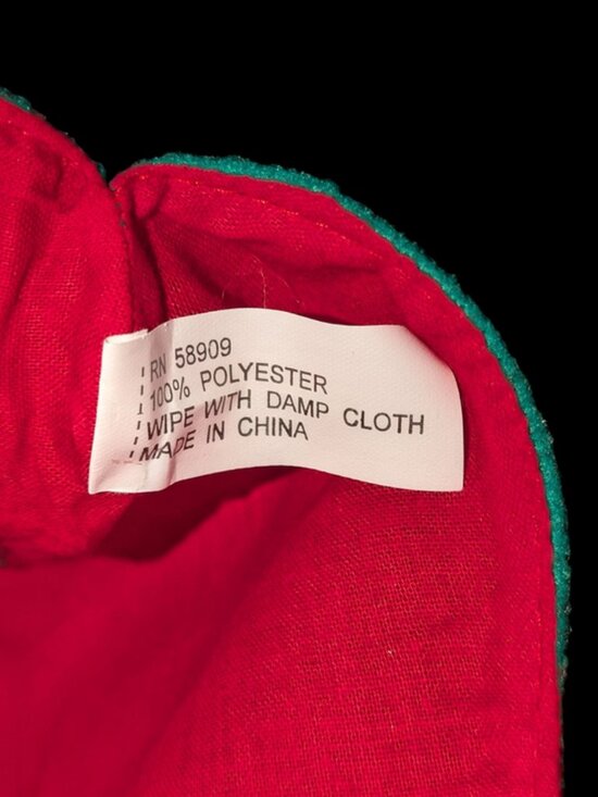 Dillards Dog Bone Shaped 3D Puppy Present Felt Christmas Stocking - Picture 4 of 4